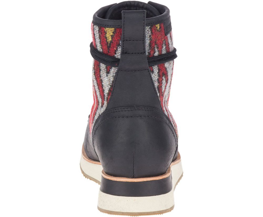 Merrell Støvler Dame - Roam Mid - Sort/Rød - RXK497618